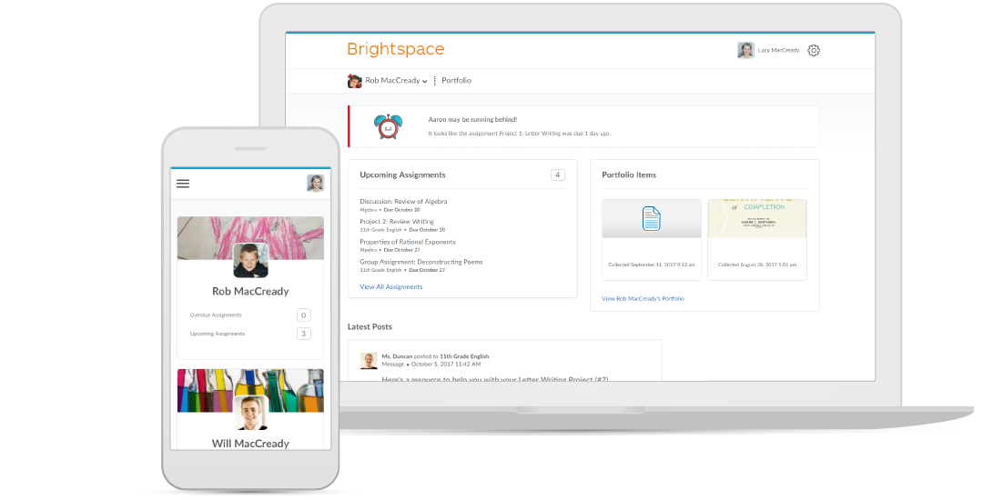 EUS - Teachers - Brightspace for Parents - Best practices